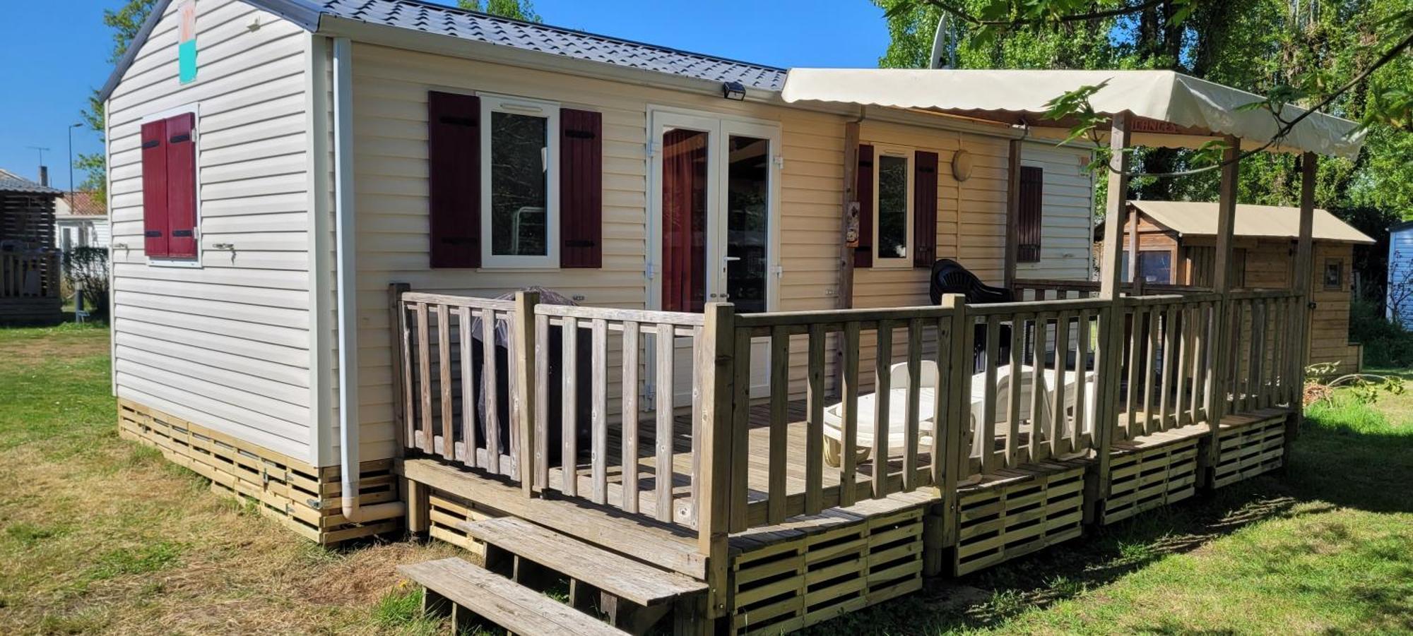 Mobil-Home Le Petit Paradis Vendeen Camping 3 Etoiles 7Km Des Plages Avrillé Eksteriør billede